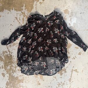 Free people tree swing tunic dress